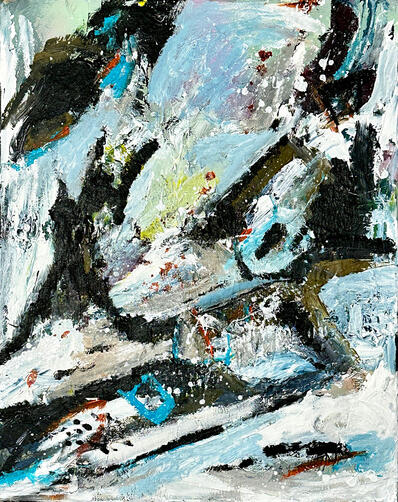 Don't Hold Your Breath Abstract painting
